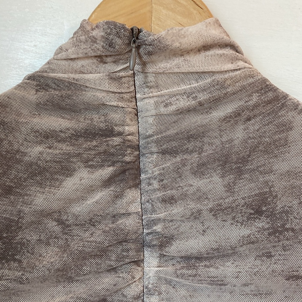 Zara Draped Long Sleeve Mini Dress, Size M - Picture 11 of 17